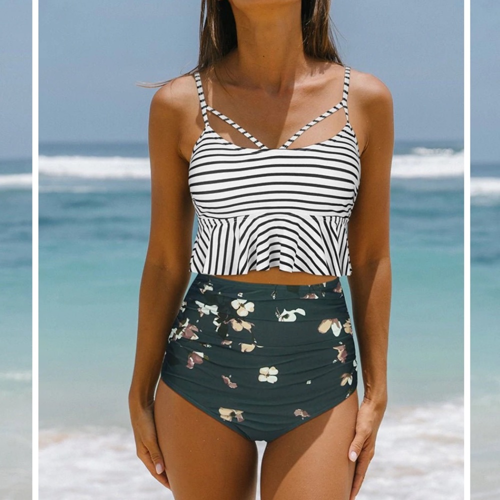 High Waisted Tankini